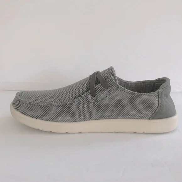 SANUK Grey Loafers with Breathable Mesh Shaka Lite Slip On Summer Shoes Size 9 - Picture 5 of 8